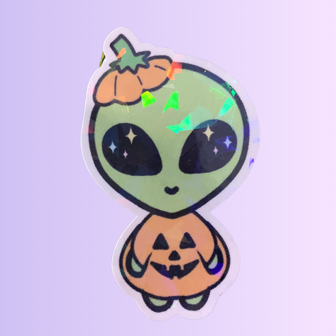 Dress Up Halloween Alien Stickers